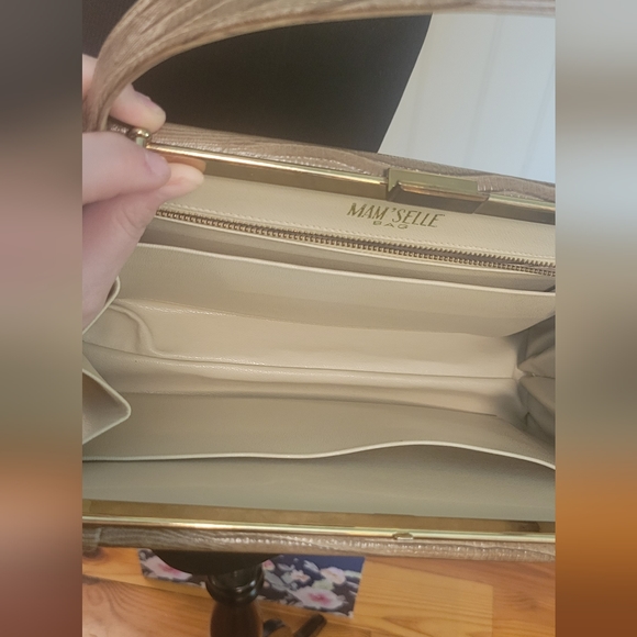 Vintage Mam'selle leather shoulder bag - Picture 4 of 5